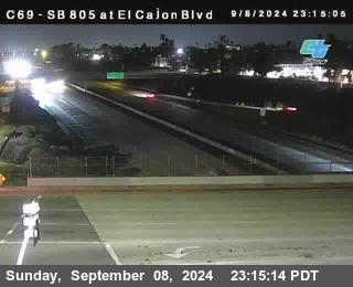 SB 805 at El Cajon Blvd (On Ramp)