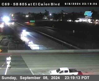 SB 805 at El Cajon Blvd (On Ramp)