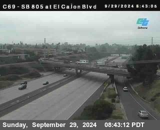 SB 805 at El Cajon Blvd (On Ramp)