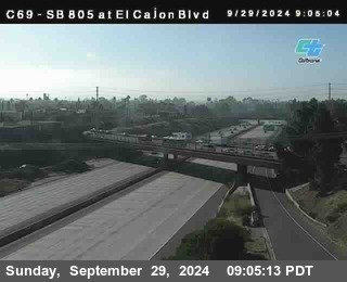 SB 805 at El Cajon Blvd (On Ramp)