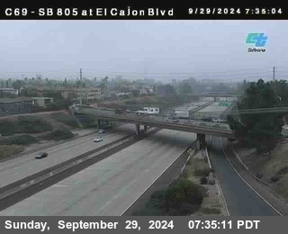 SB 805 at El Cajon Blvd (On Ramp)