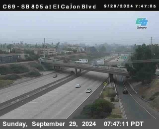 SB 805 at El Cajon Blvd (On Ramp)