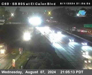 SB 805 at El Cajon Blvd (On Ramp)