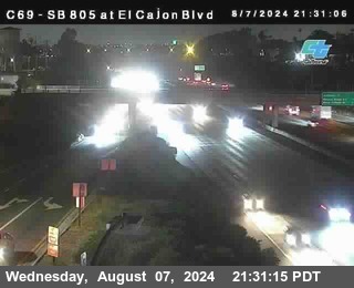 SB 805 at El Cajon Blvd (On Ramp)