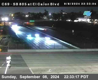 SB 805 at El Cajon Blvd (On Ramp)