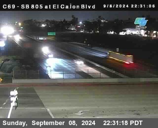 SB 805 at El Cajon Blvd (On Ramp)