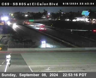 SB 805 at El Cajon Blvd (On Ramp)