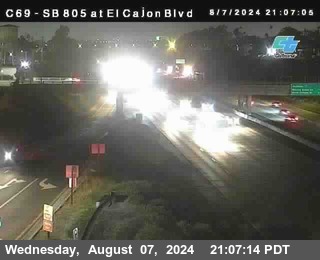 SB 805 at El Cajon Blvd (On Ramp)