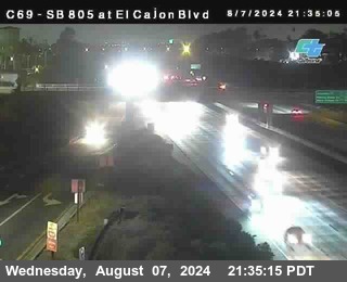 SB 805 at El Cajon Blvd (On Ramp)