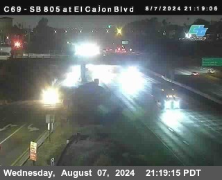 SB 805 at El Cajon Blvd (On Ramp)