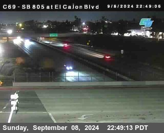 SB 805 at El Cajon Blvd (On Ramp)