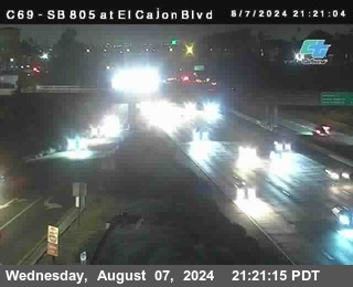 SB 805 at El Cajon Blvd (On Ramp)