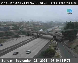 SB 805 at El Cajon Blvd (On Ramp)