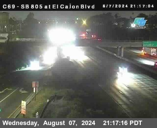 SB 805 at El Cajon Blvd (On Ramp)