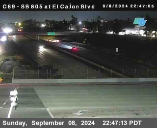 SB 805 at El Cajon Blvd (On Ramp)