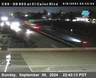 SB 805 at El Cajon Blvd (On Ramp)