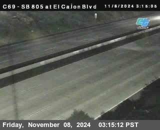 SB 805 at El Cajon Blvd (On Ramp)