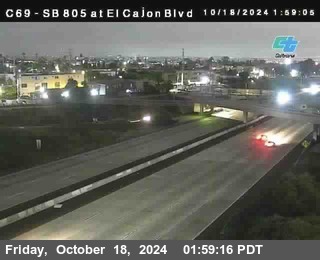 SB 805 at El Cajon Blvd (On Ramp)