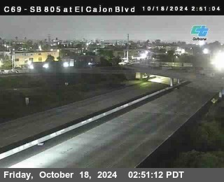 SB 805 at El Cajon Blvd (On Ramp)