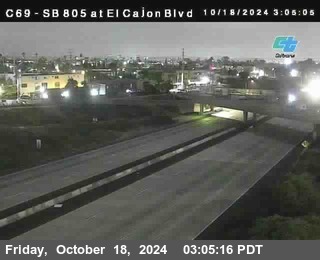 SB 805 at El Cajon Blvd (On Ramp)