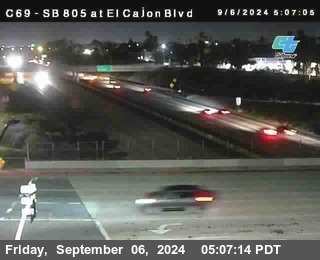 SB 805 at El Cajon Blvd (On Ramp)