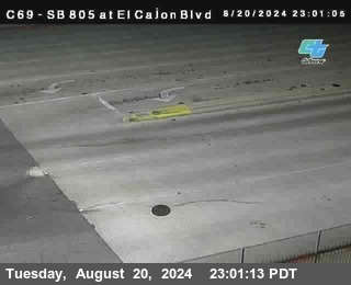 SB 805 at El Cajon Blvd (On Ramp)