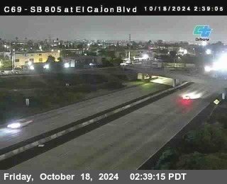 SB 805 at El Cajon Blvd (On Ramp)