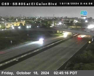 SB 805 at El Cajon Blvd (On Ramp)