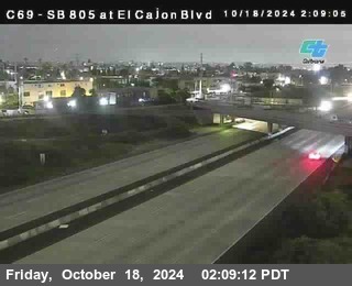 SB 805 at El Cajon Blvd (On Ramp)