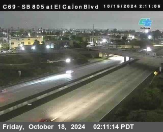 SB 805 at El Cajon Blvd (On Ramp)