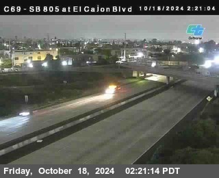 SB 805 at El Cajon Blvd (On Ramp)