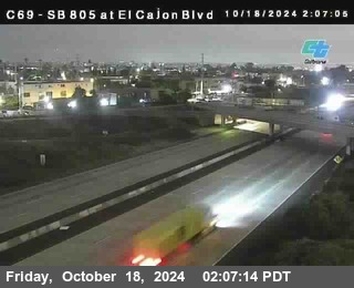 SB 805 at El Cajon Blvd (On Ramp)