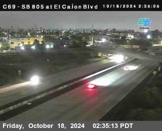 SB 805 at El Cajon Blvd (On Ramp)