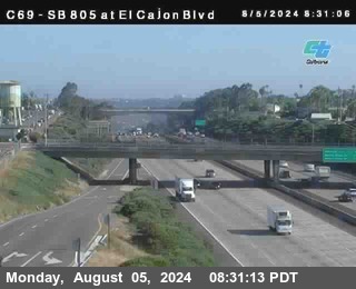 SB 805 at El Cajon Blvd (On Ramp)