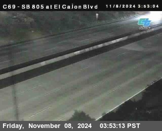 SB 805 at El Cajon Blvd (On Ramp)