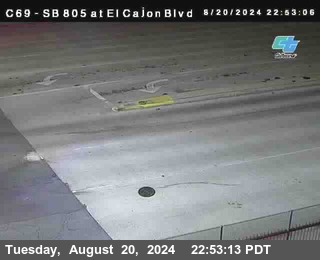 SB 805 at El Cajon Blvd (On Ramp)