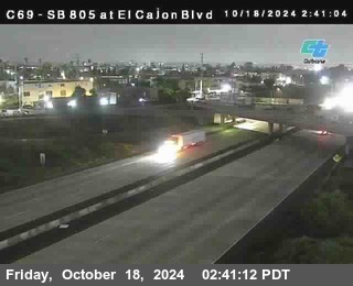 SB 805 at El Cajon Blvd (On Ramp)