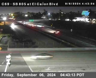 SB 805 at El Cajon Blvd (On Ramp)