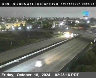 SB 805 at El Cajon Blvd (On Ramp)