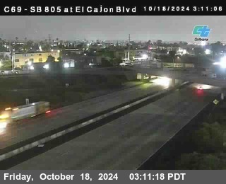 SB 805 at El Cajon Blvd (On Ramp)