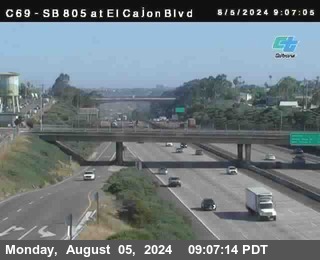 SB 805 at El Cajon Blvd (On Ramp)