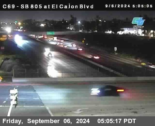 SB 805 at El Cajon Blvd (On Ramp)