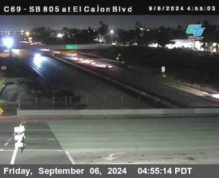 SB 805 at El Cajon Blvd (On Ramp)