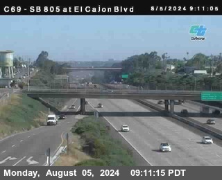 SB 805 at El Cajon Blvd (On Ramp)