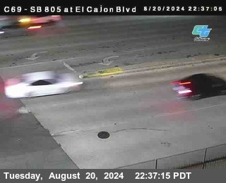 SB 805 at El Cajon Blvd (On Ramp)