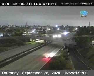 SB 805 at El Cajon Blvd (On Ramp)