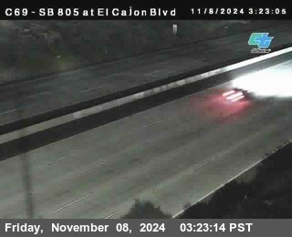 SB 805 at El Cajon Blvd (On Ramp)