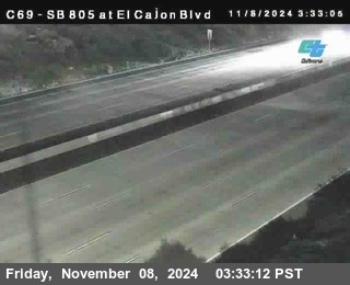 SB 805 at El Cajon Blvd (On Ramp)