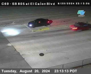 SB 805 at El Cajon Blvd (On Ramp)