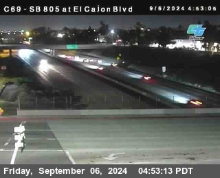 SB 805 at El Cajon Blvd (On Ramp)